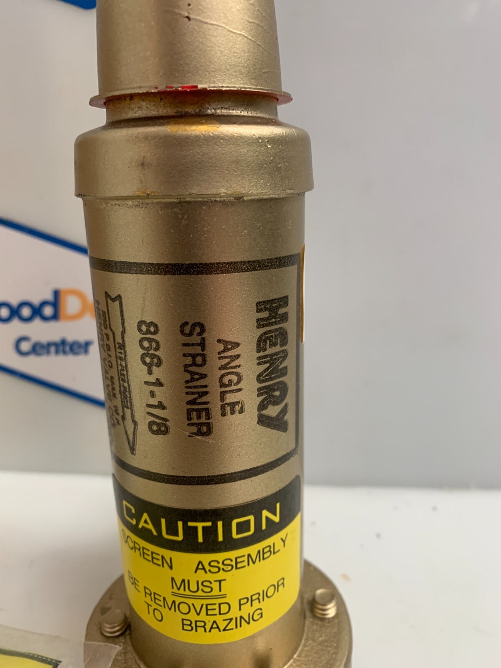HENRY VALVE CO.   Angle Strainer  866-1-1/82