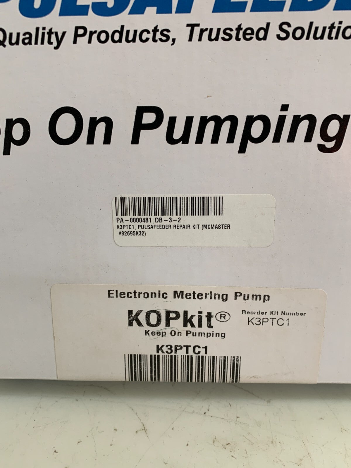 PULSAFEEDER METERING PUMP KIT KOPKIT K3PTC1
