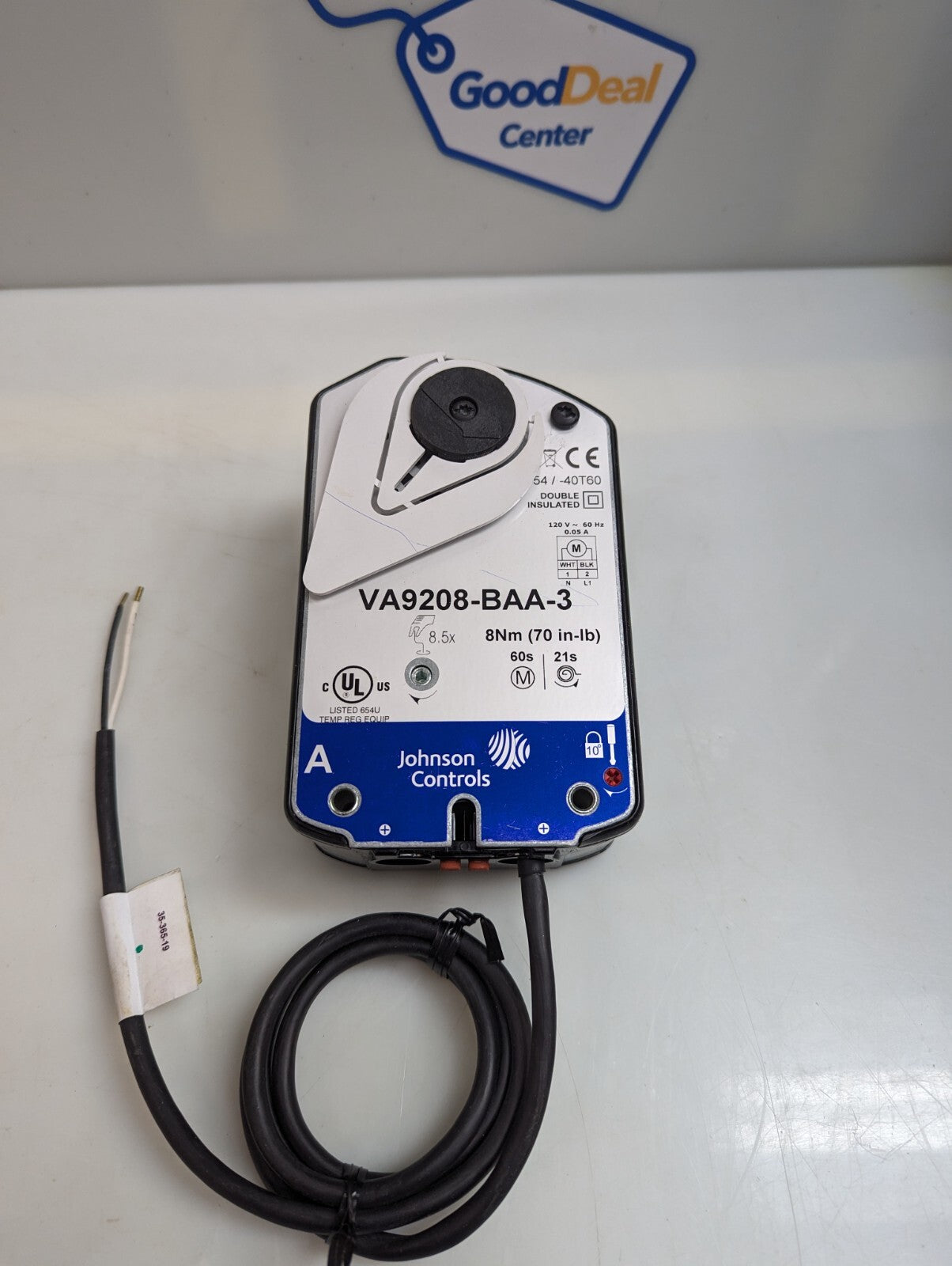 Johnson Controls VA9208-BAA-3 Electric Actuator