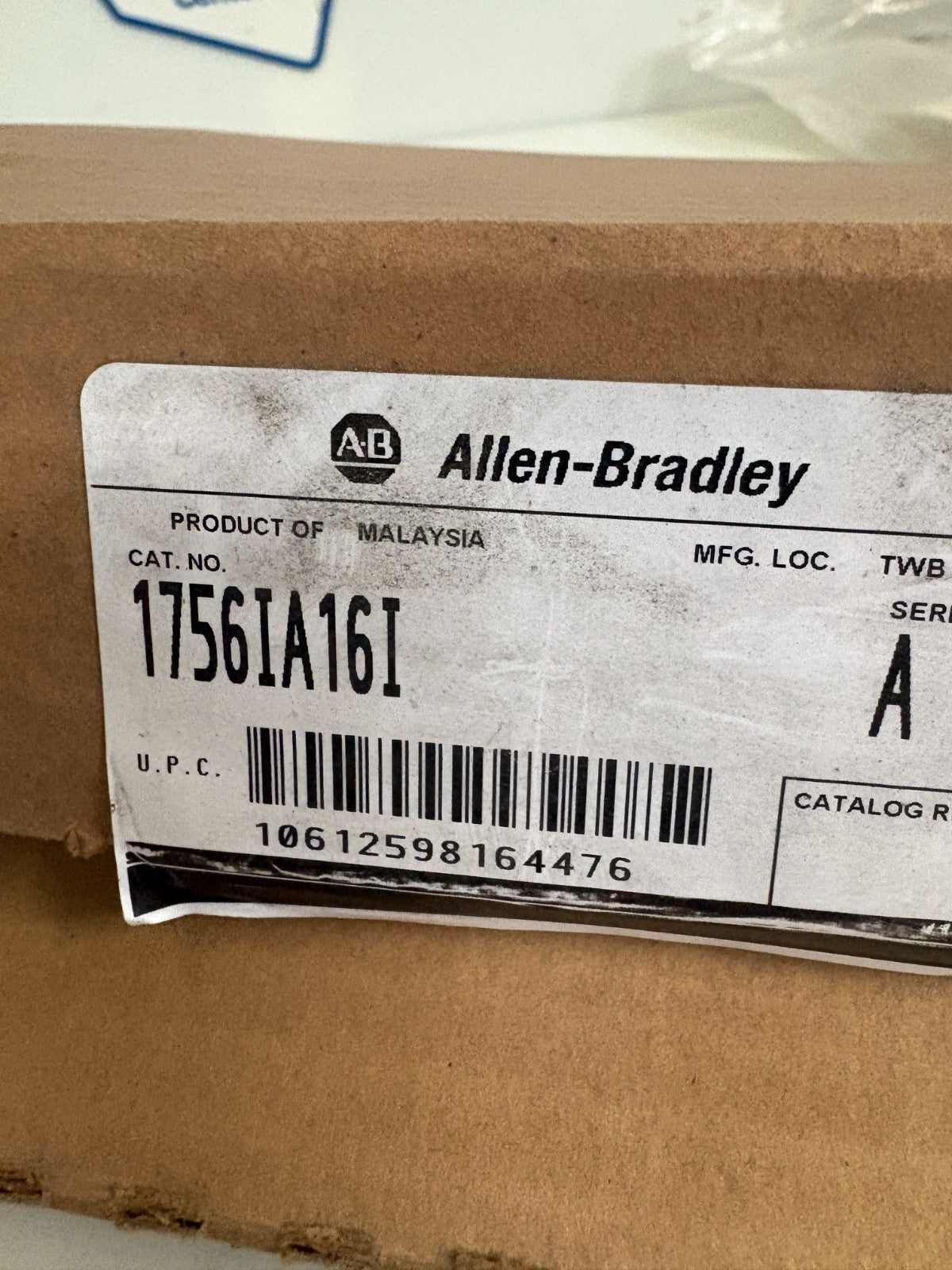 ALLEN BRADLEY CONTROL LOGIX INPUT MODULE 1756IA16I3