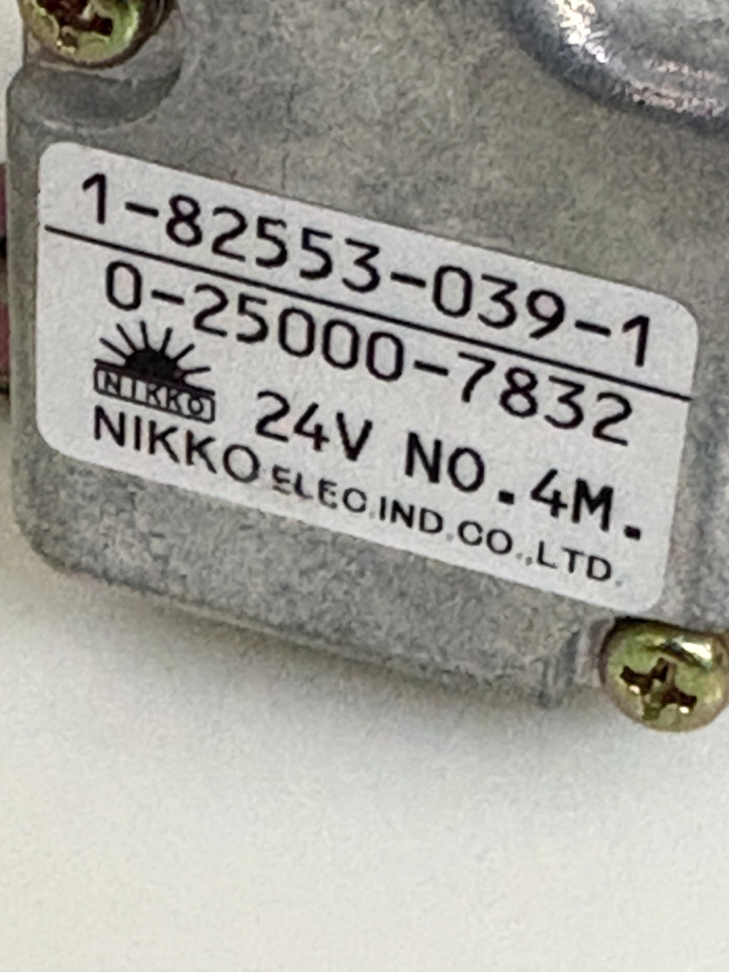 NIKKO POWER RELAY 1-82553-039-1