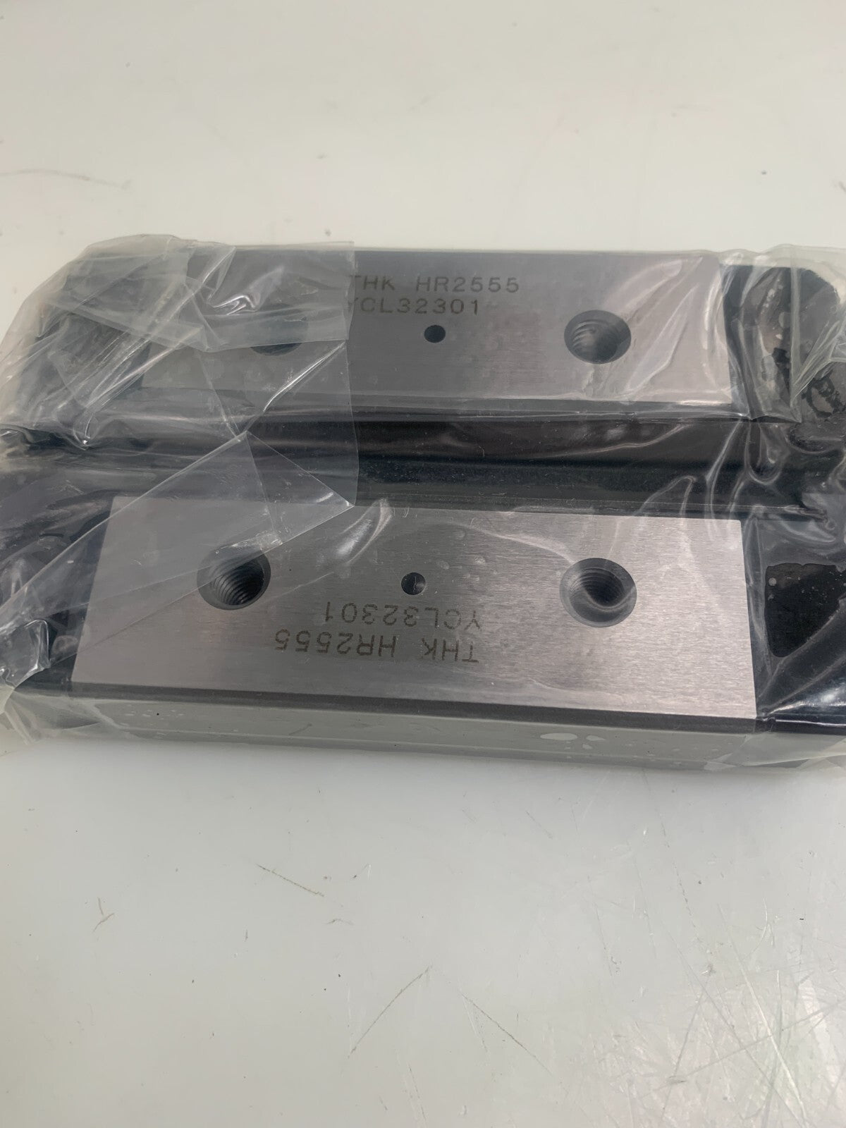Pair of THK HR2555 UU / 2HR2555UU+360L Block Linear Guide Bearings 80mm long