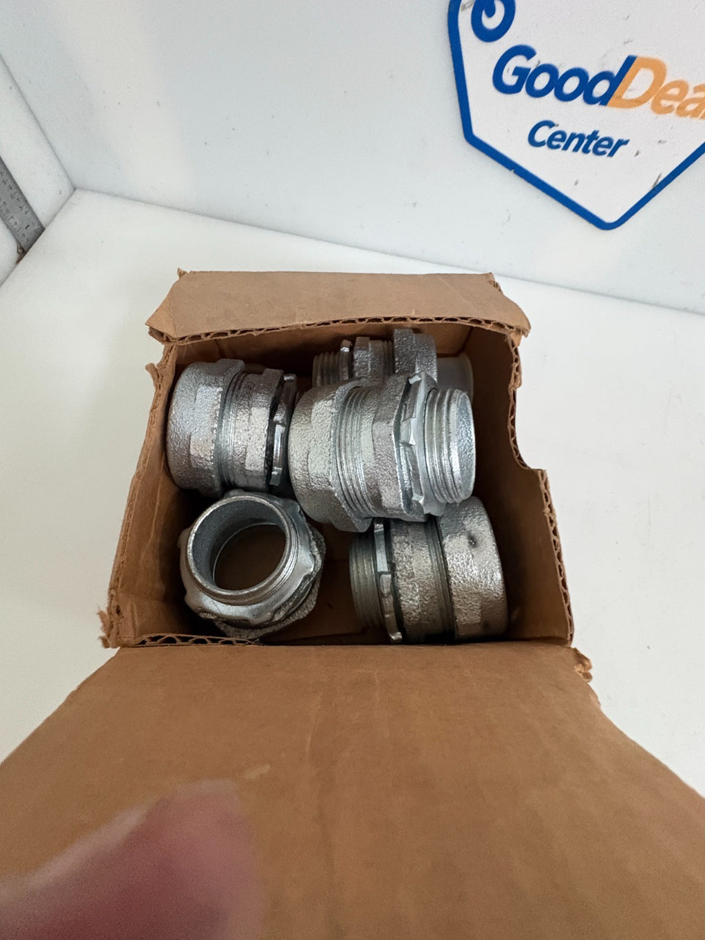LOT OF 5 0-Z/GEDNEY 1" IRON COMPRESSION IMC RIGID CONNECTOR #31-100T