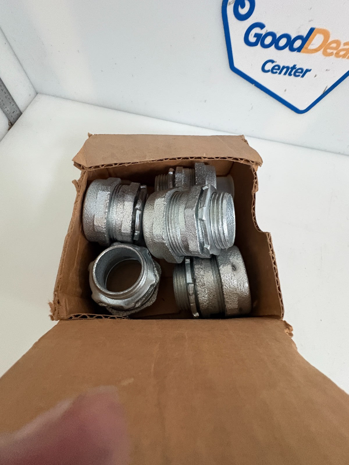 LOT OF 5 0-Z/GEDNEY 1" IRON COMPRESSION IMC RIGID CONNECTOR #31-100T