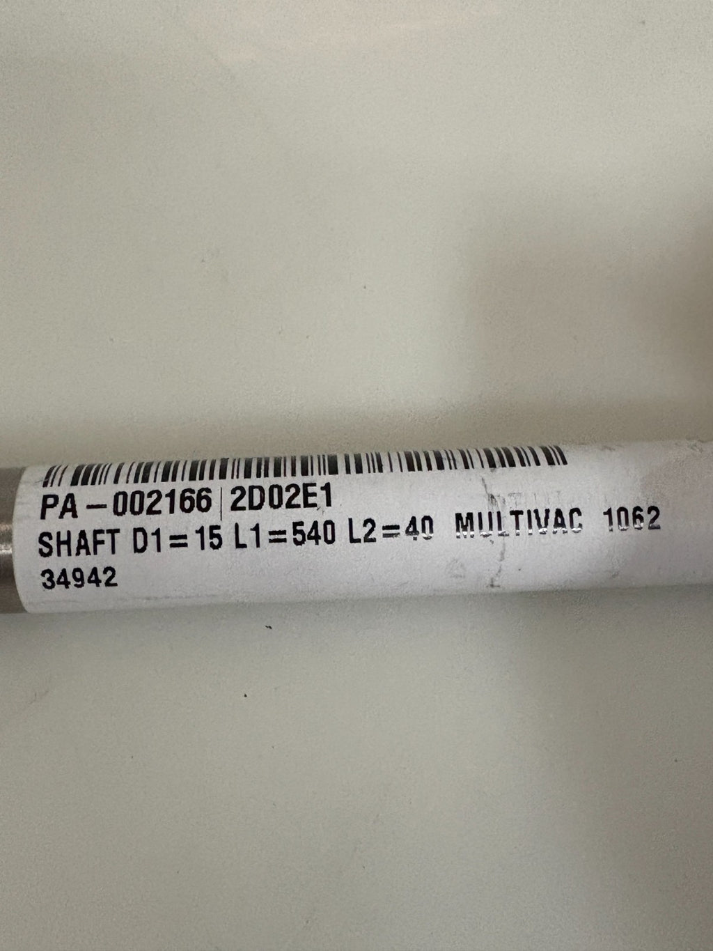 MULTIVAC SPOR SHAFT #106234942