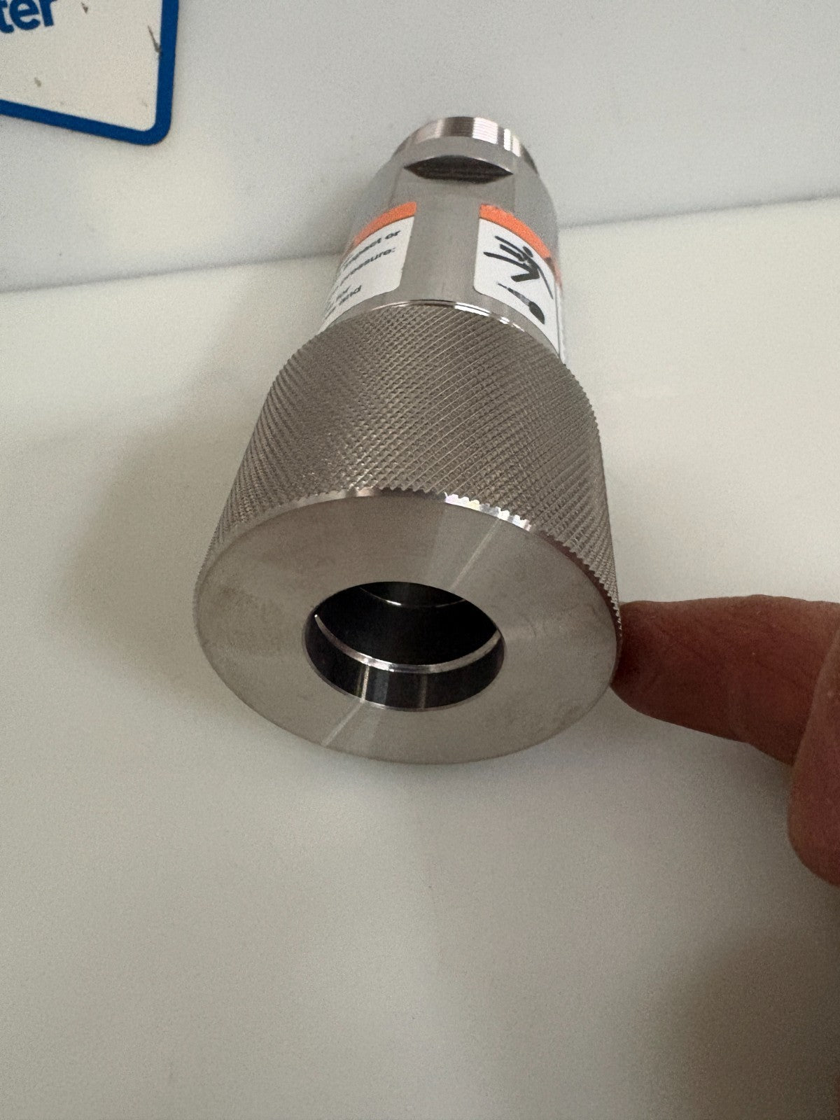 ROSEMOUNT ANALYTICAL SUB ASSY PACKING ADAPTER 4.55" SST