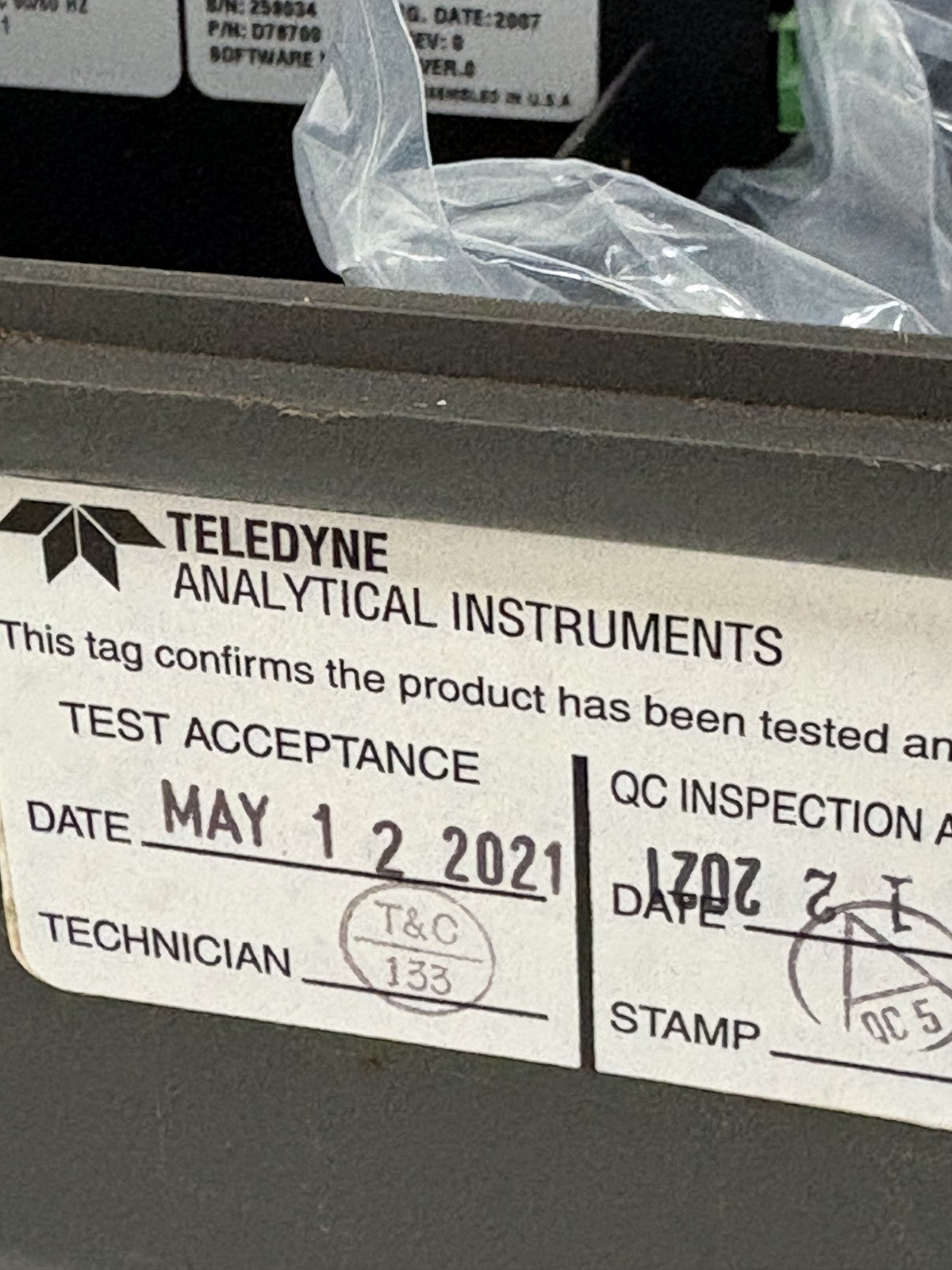 TELEDYNE 2750 TURBINE GENERATOR GAS ANALYZER5