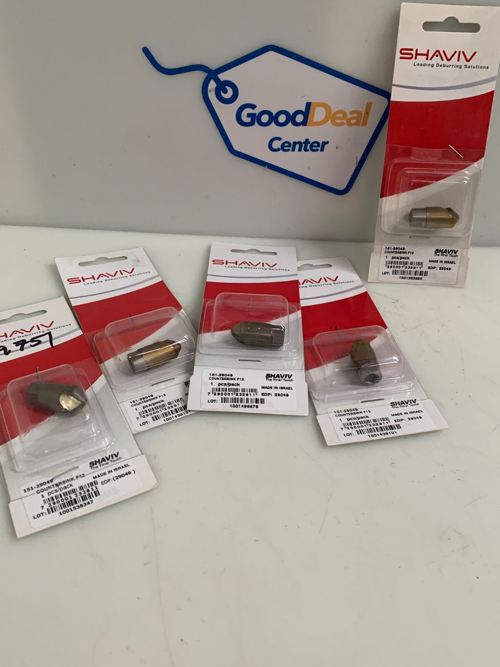 LOT OF 5 SHAVIV HSS COUNTERSINK F12 151-29049
