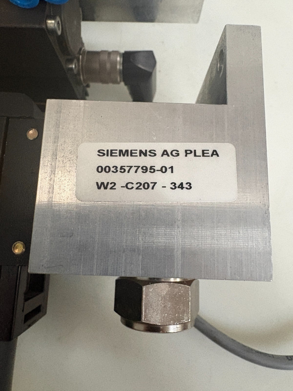 SIEMENS AG PLEA PNEUMATIC MODULE UNIT 00363750-01 W2-E832-425