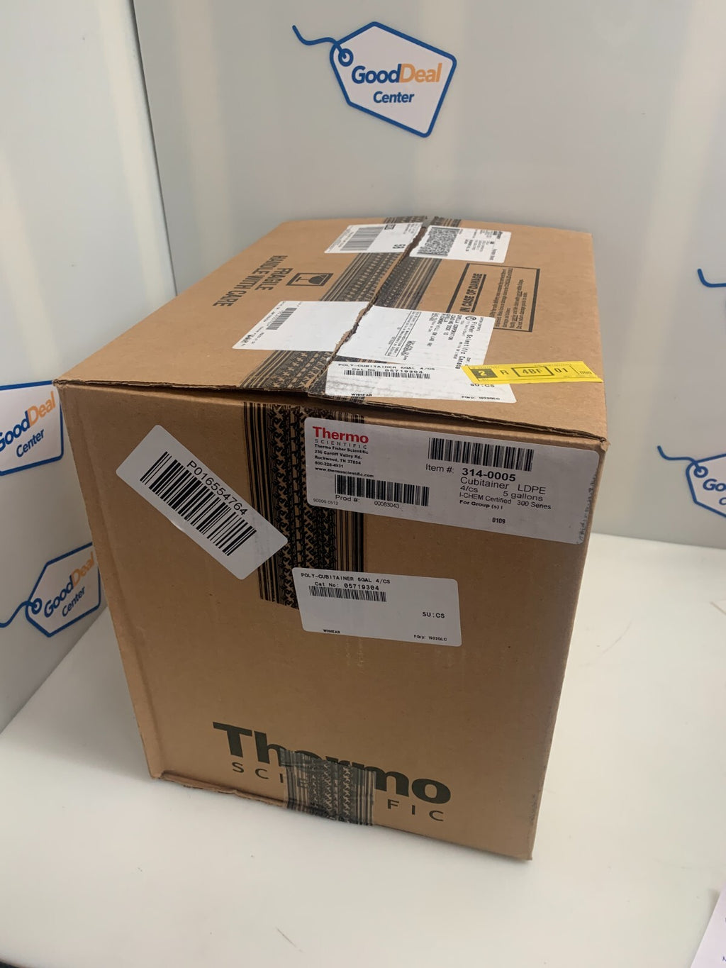 Thermo Scientific 314-0005 LDPE Cubitainer 5 gallons 20L