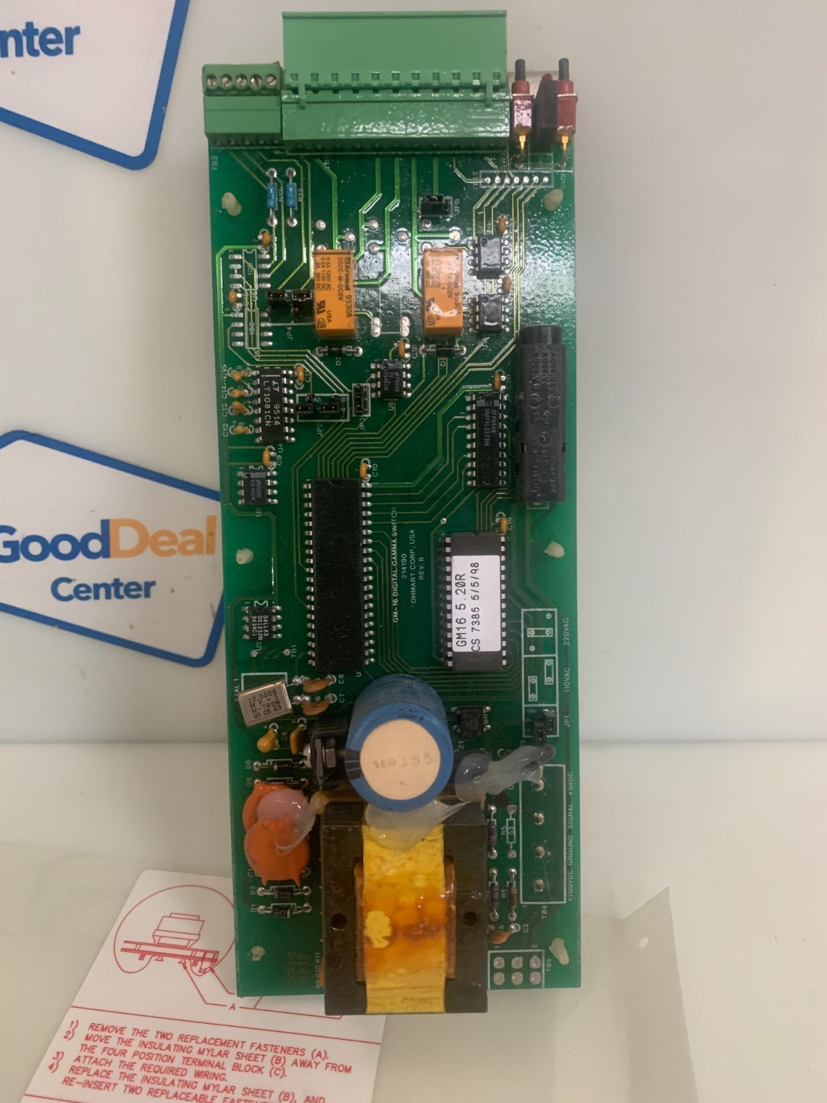 OHMART GM-16 DIGITAL GAMMA SWITCH 214190