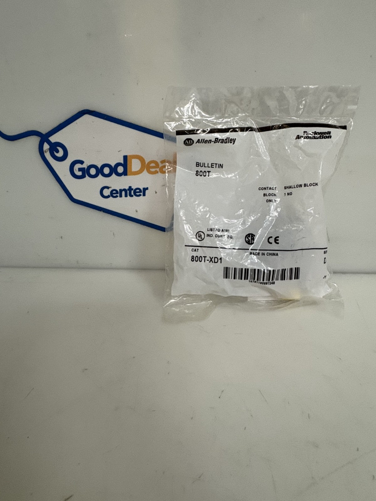 ALLEN BRADLEY CONTACT BLOCK 800T-XD1 SER D0
