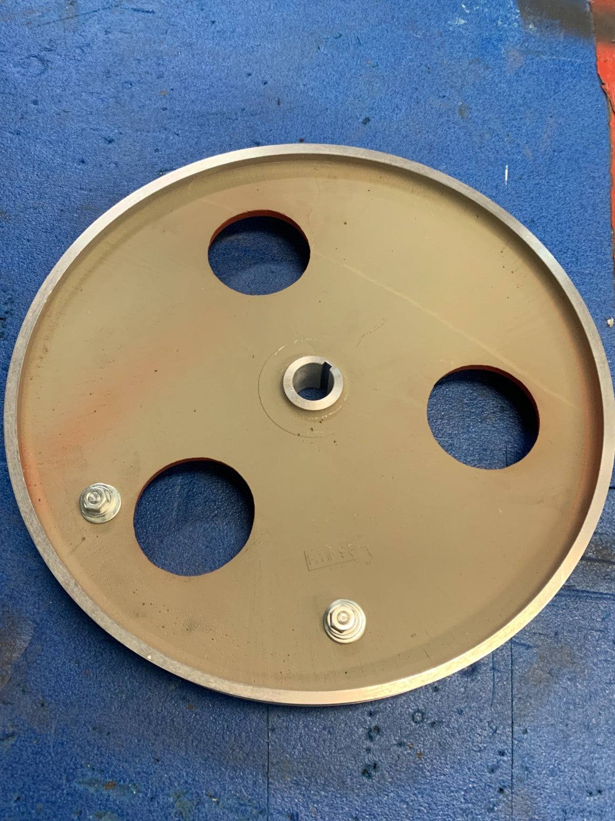 DO-ALL ALUMINIUM BAND SAW BELT PULLEY H11N98 16" DIA 1  1/8 SHAFT 1  1/4  WIDE2