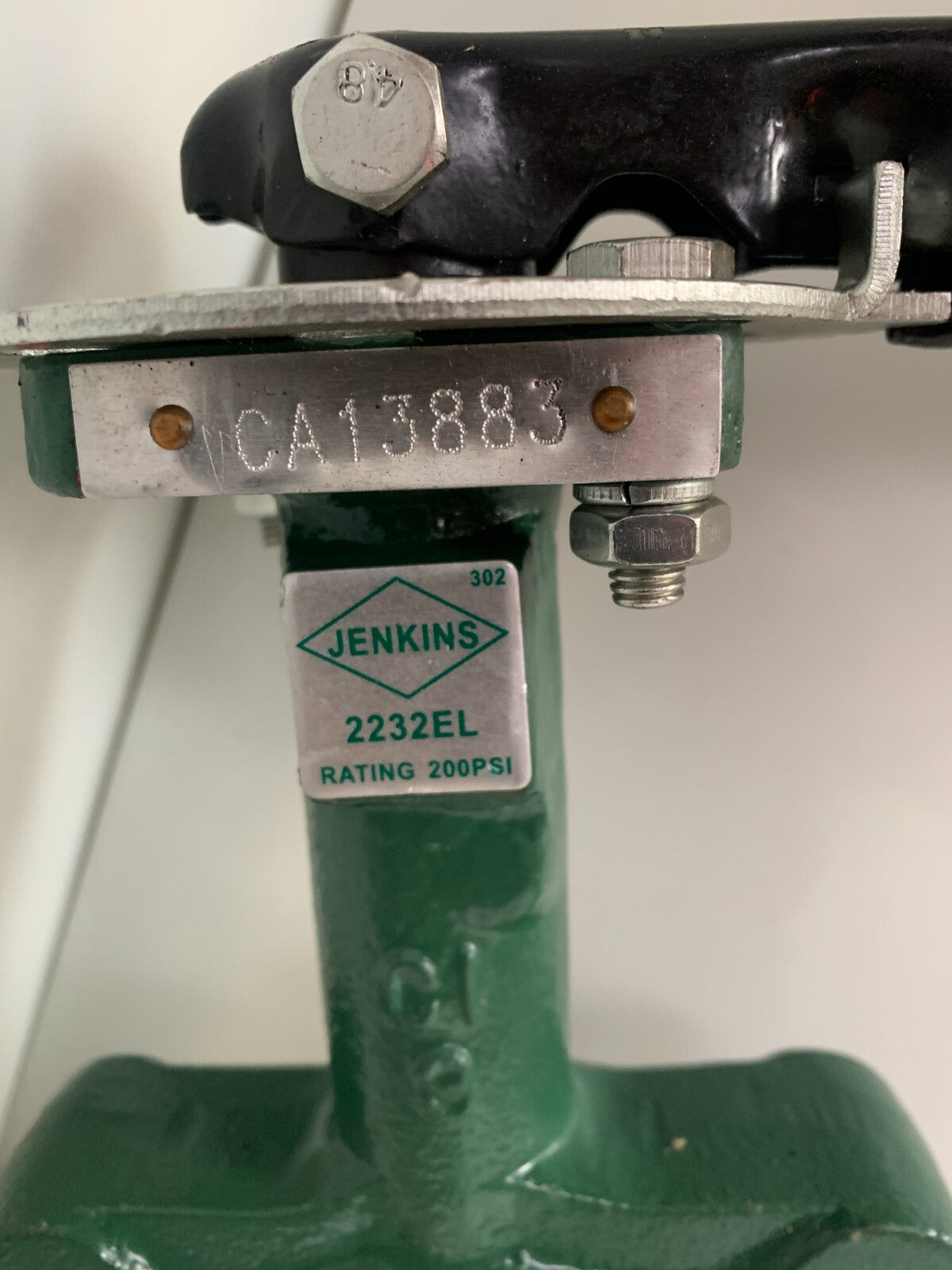 Jenkins 2 1/2 Butterfly Valve w/handle 2232EL 200 PSI2