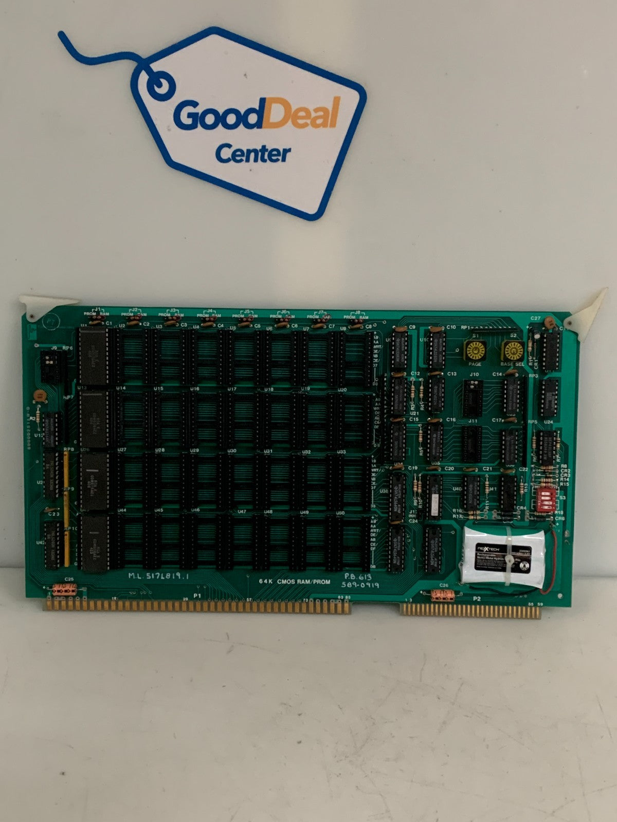 ELECTRONIC SOLUTIONS 64K C MOS RAM/PROM CIRCUIT BOARD ML 517L819.10