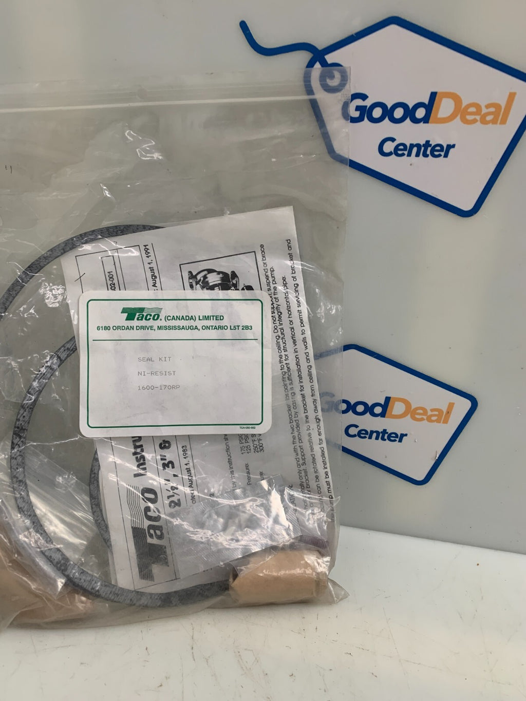TACO  1600-170RP  Water Seal Pump Kit