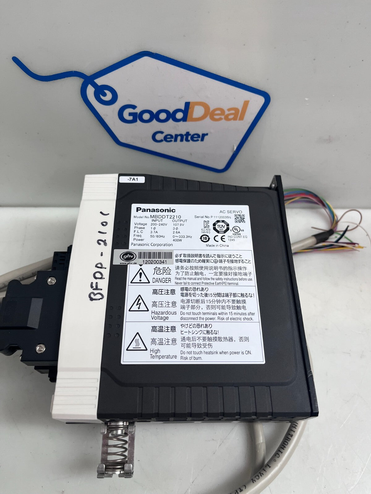 PANASONIC  MBDDT2210  AC Servo Drive  w/cable0