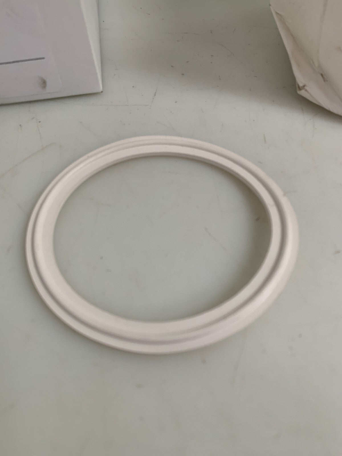 Lot of 2 boxes 25/box EPS Lantric 40MPU-W-200 3" White Buna Tri-Clamp Gasket