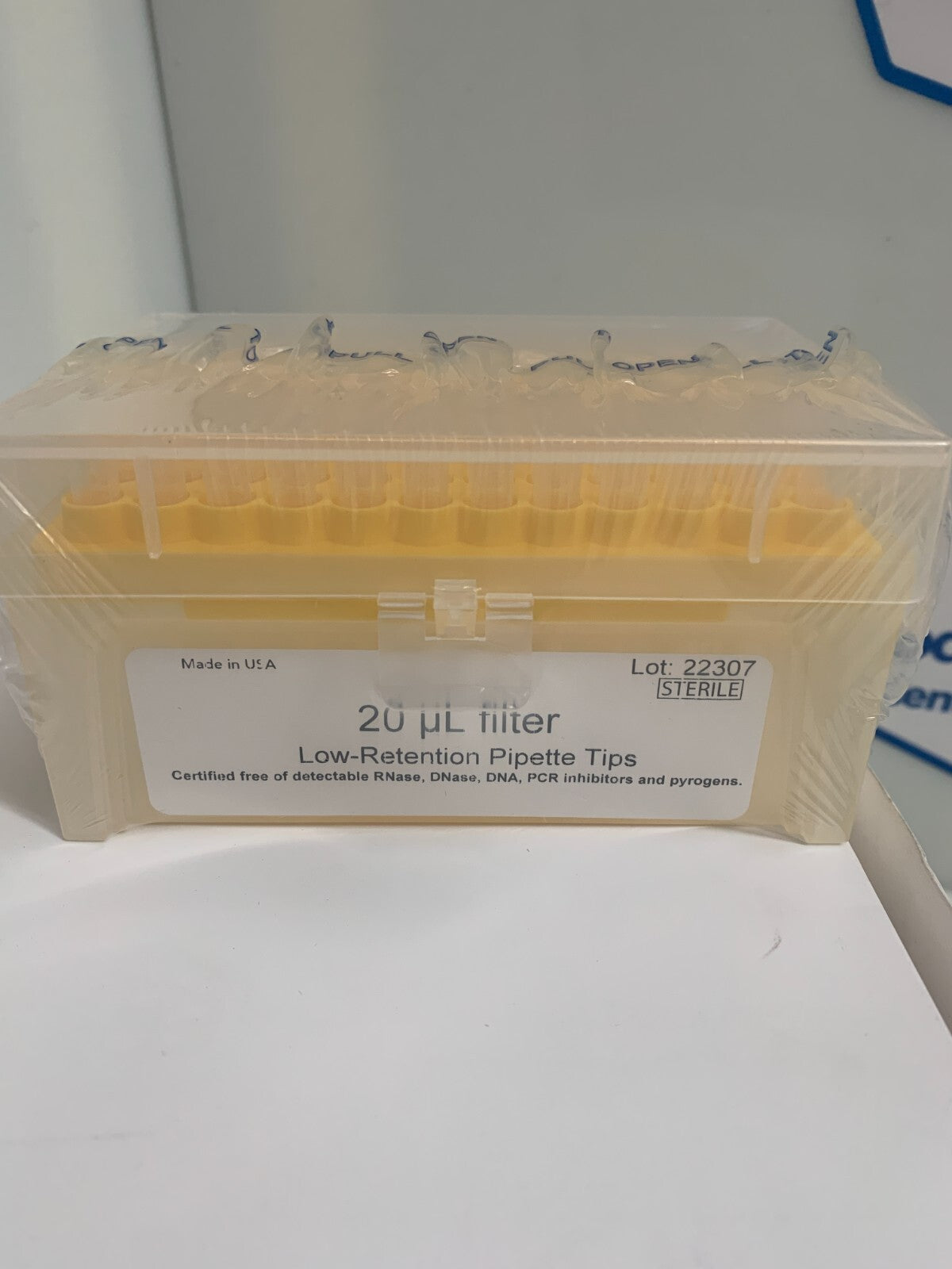 960 Diamed DIATEC531-8001, 20uL Low Retention Filter Tips 10 racks, box of 96