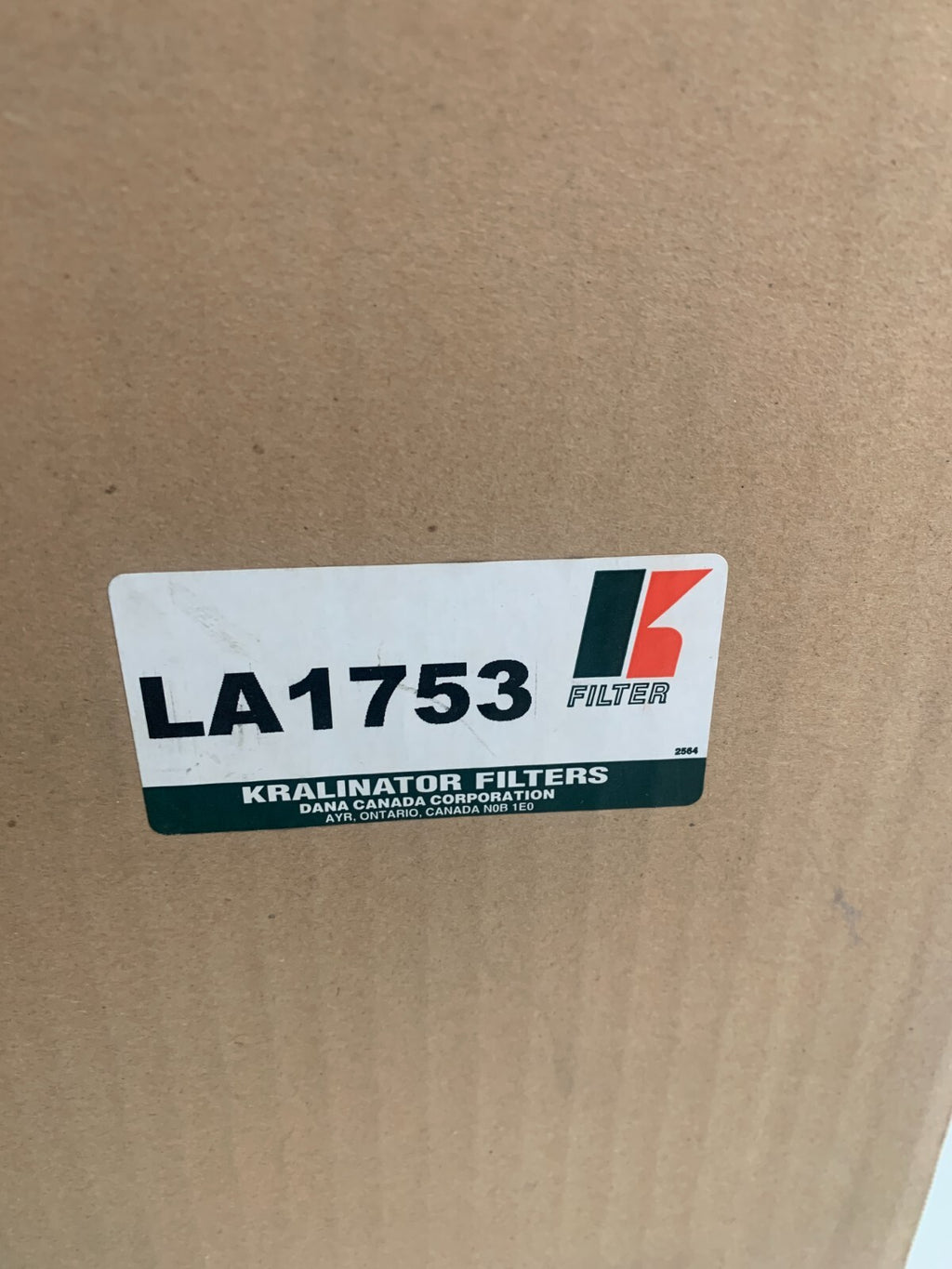 K RALINATOR PRIMARY AIR FILTER LA 1753