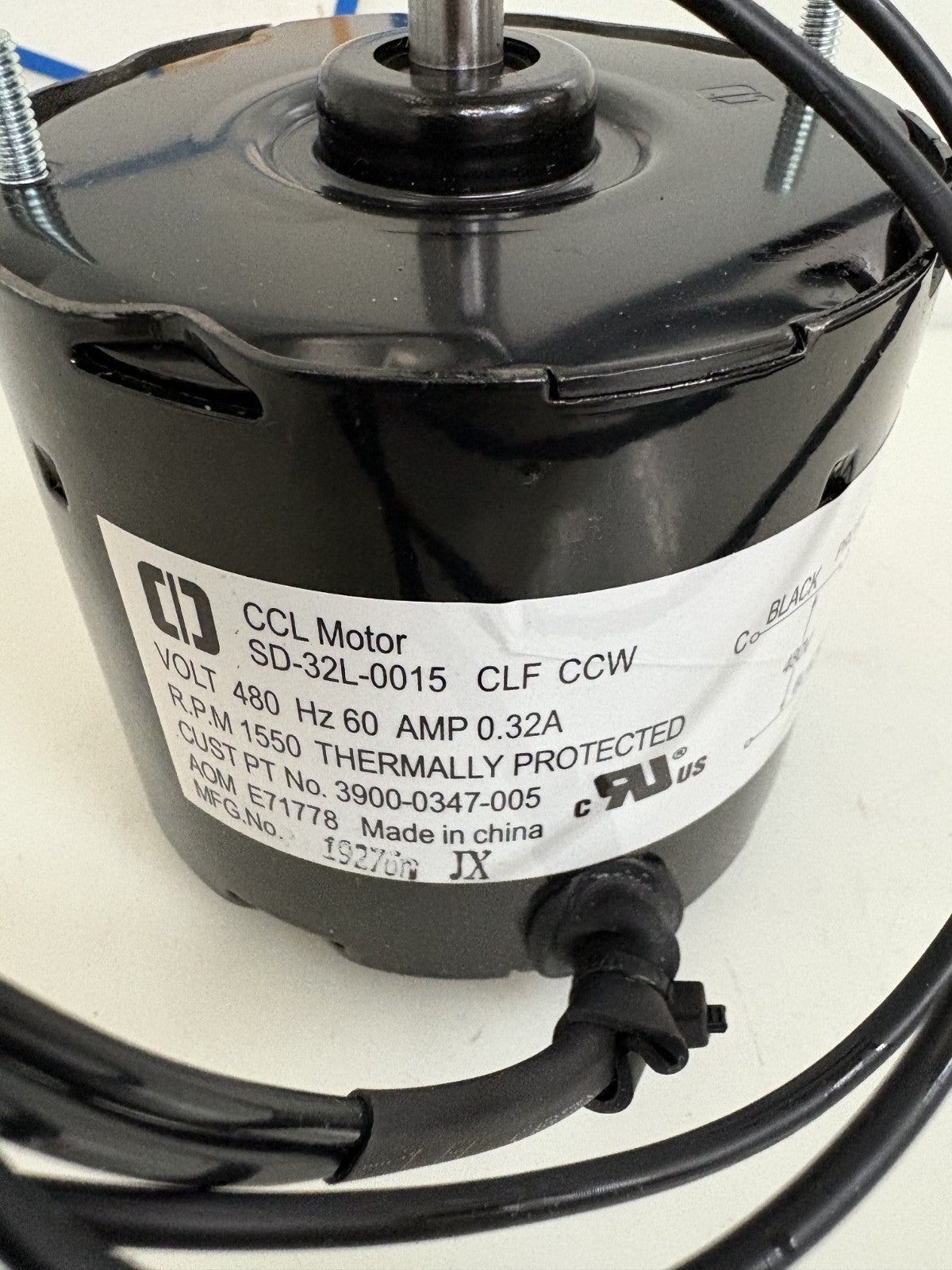 CCL MOTOR FAN MOTOR SD-32L-0015