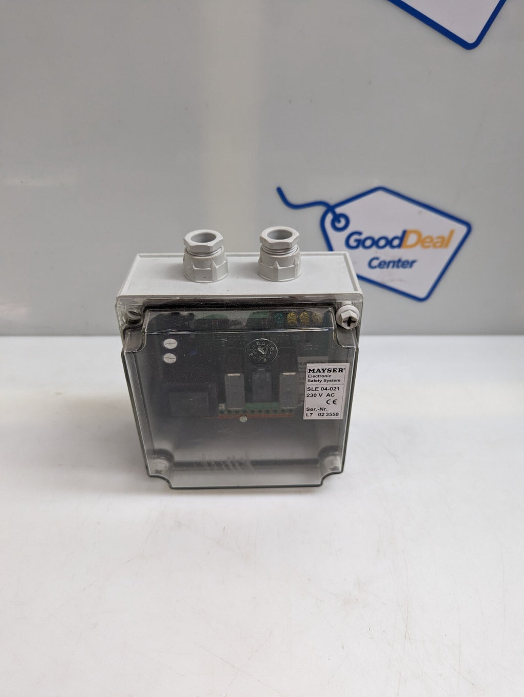 Mayser Safety Control Unit Board and Enclosure, SLE 04-021, 230 V AC