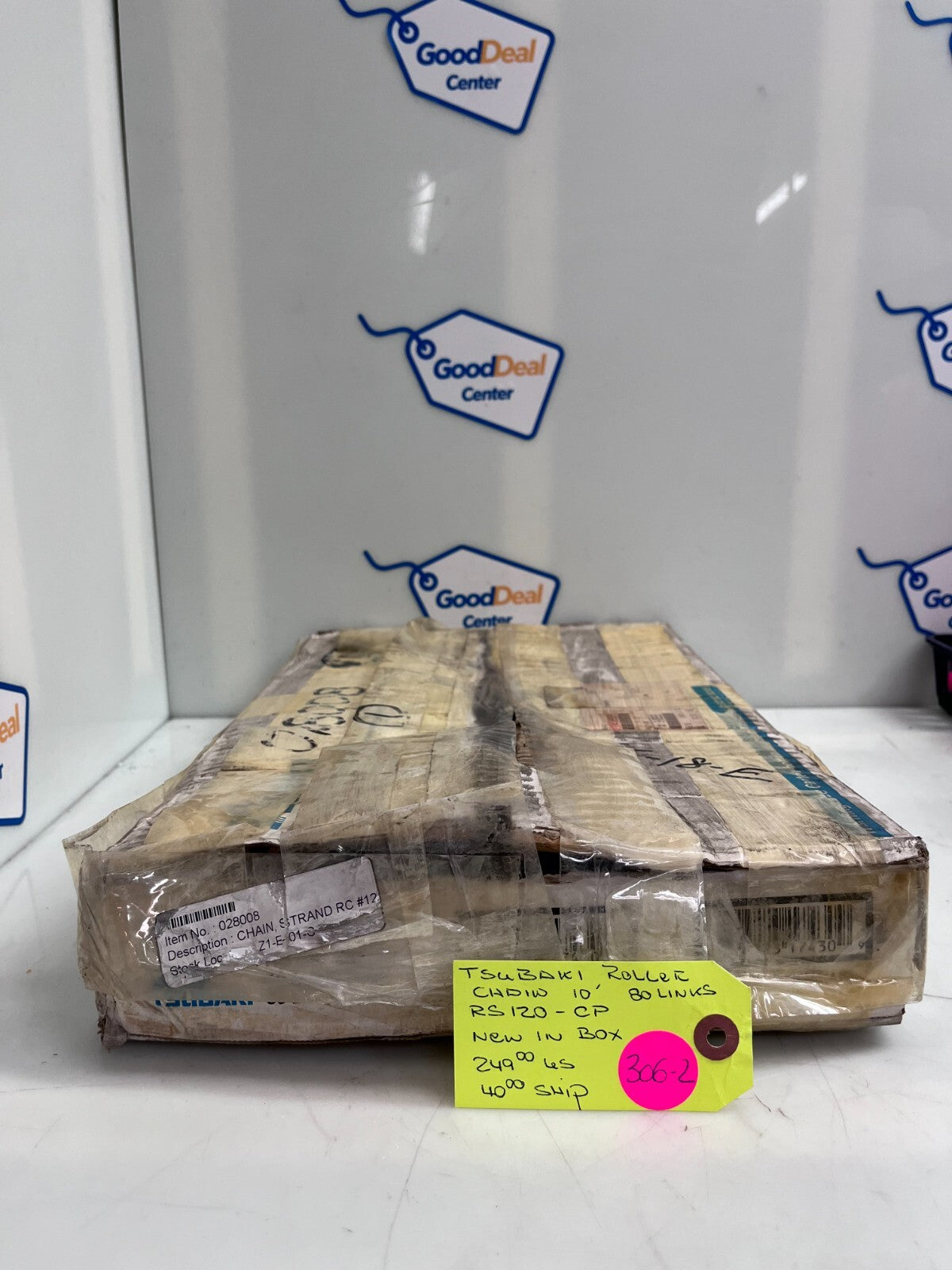 TSUBAKI RS120-CP Roller Chain 10'  80 Links