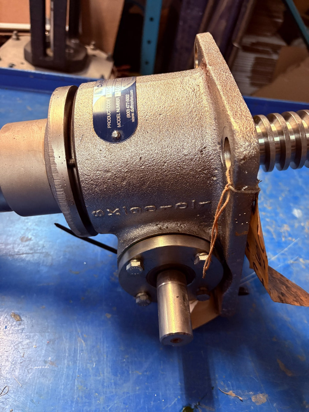 DUFF NORTON STAINLESS WORN GEAR ACTUATOR KKWBZ00ZZZZAX MODEL  M10409-356