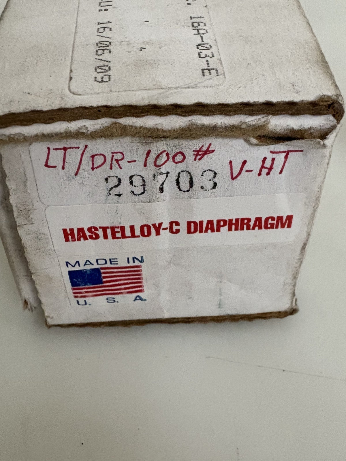 HASTELLOY -C DIAPHRAGM FLOW METER TYPE V-HC-HT