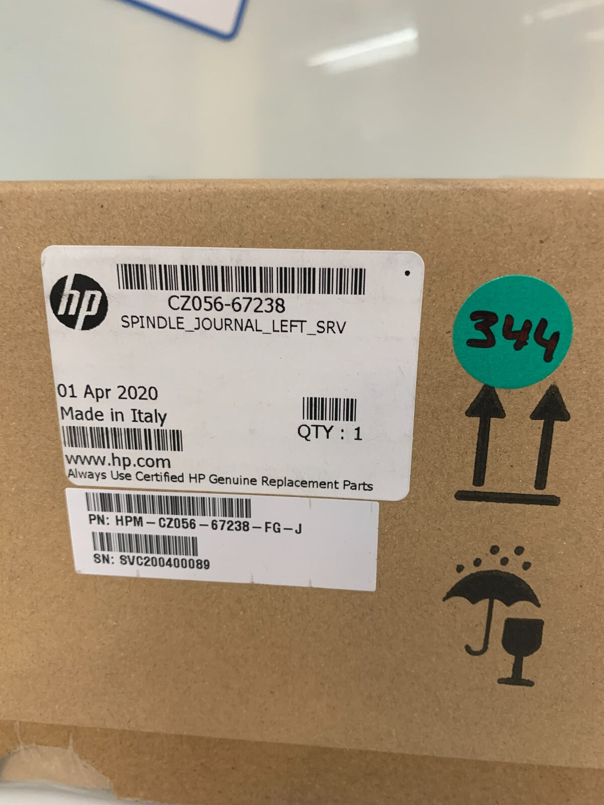 HP Spindle Journal Left SRV CZ056-67238