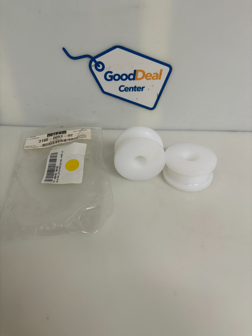 LOT OF 2 NOTHUM SUPERFLEX IDLER ROLLER 3160-0083-02