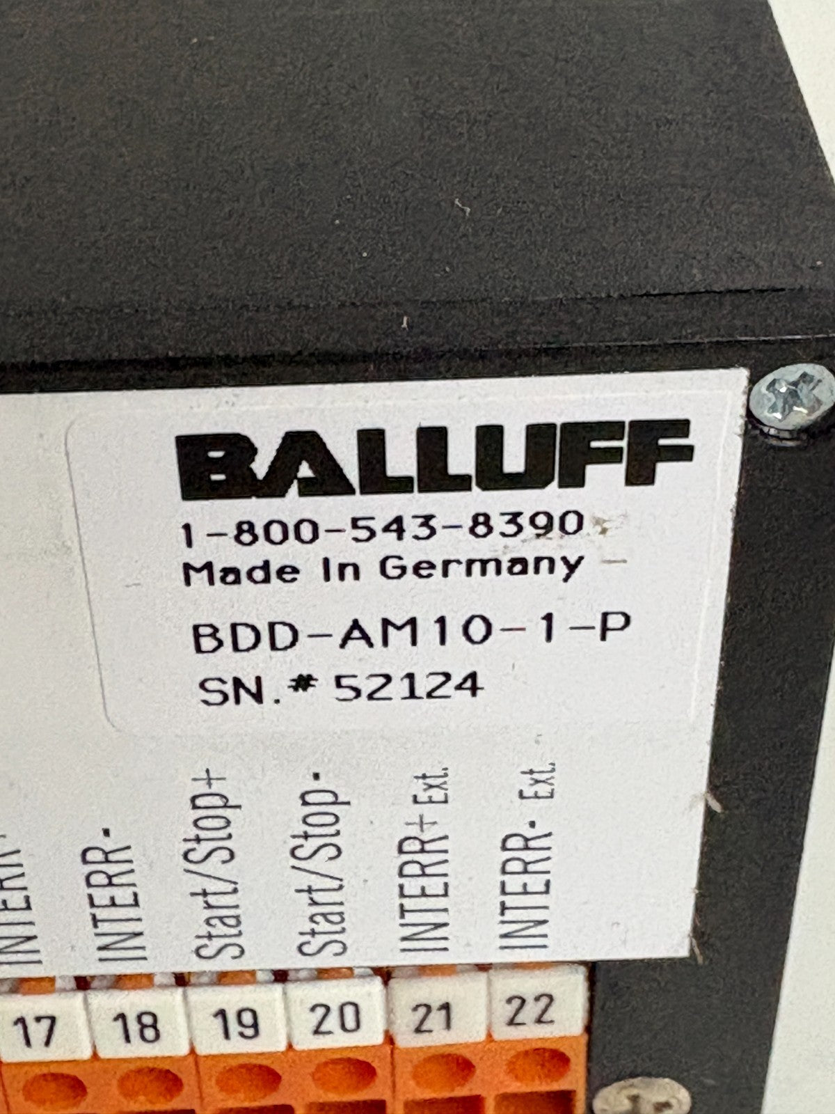 BALLUFF DIGITAL DISPLAY LINEAR DISPLACEMENT TRANSDUCERS BDD-AM10-1-P