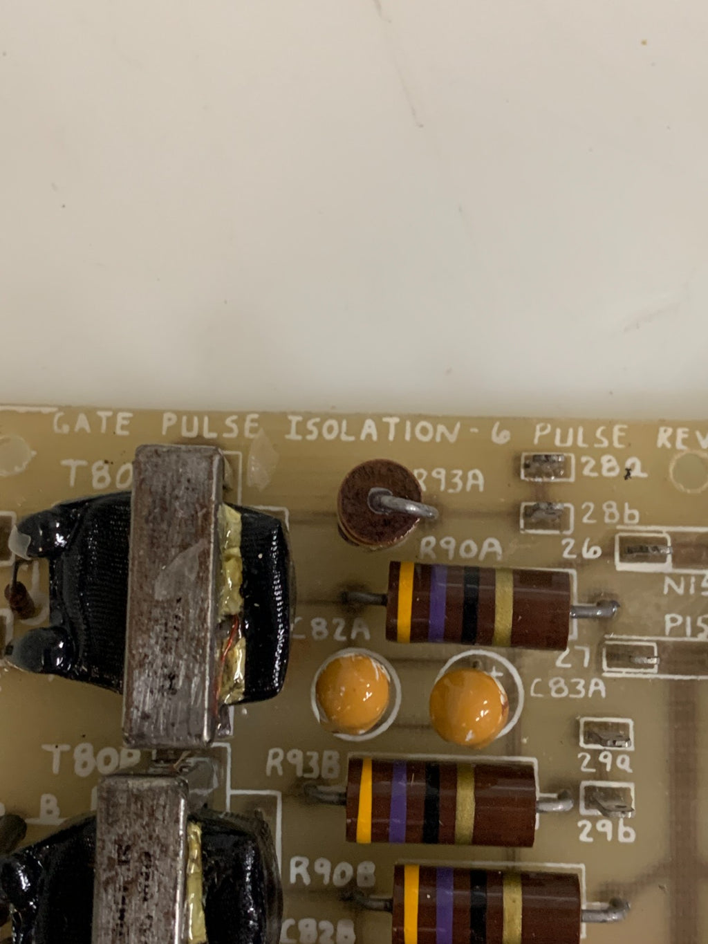 GENERAL ELECTRIC GATE PULSE ISOLATION ML621L252 G002 199 B 1992-0
