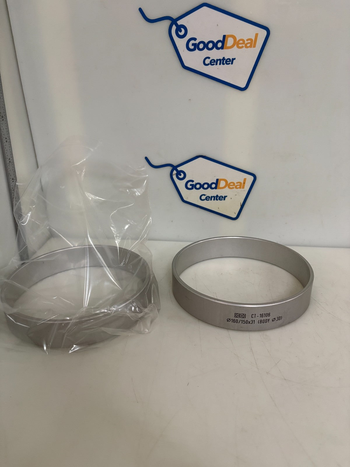 LOT OF 2 COMBITOOL ALLUMINIUM RING CT-16106 160/150X31 (BODY 30)0