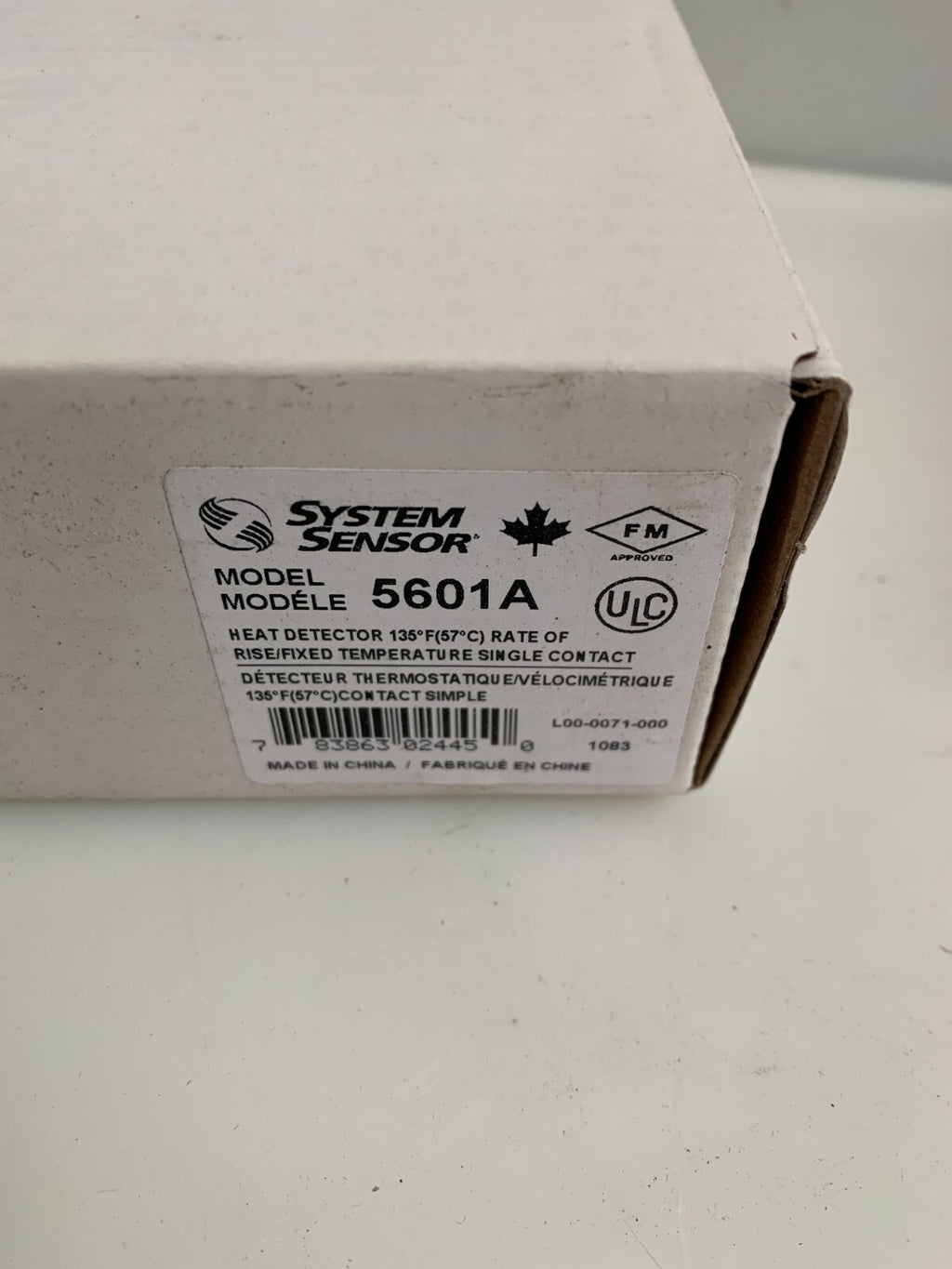 LOT OF 2 SYSTEM SENSOR HEAT DETECTOR 5601A