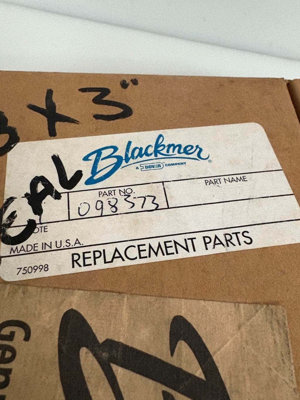 BLACKMER PUMP OIL SEAL #0983733