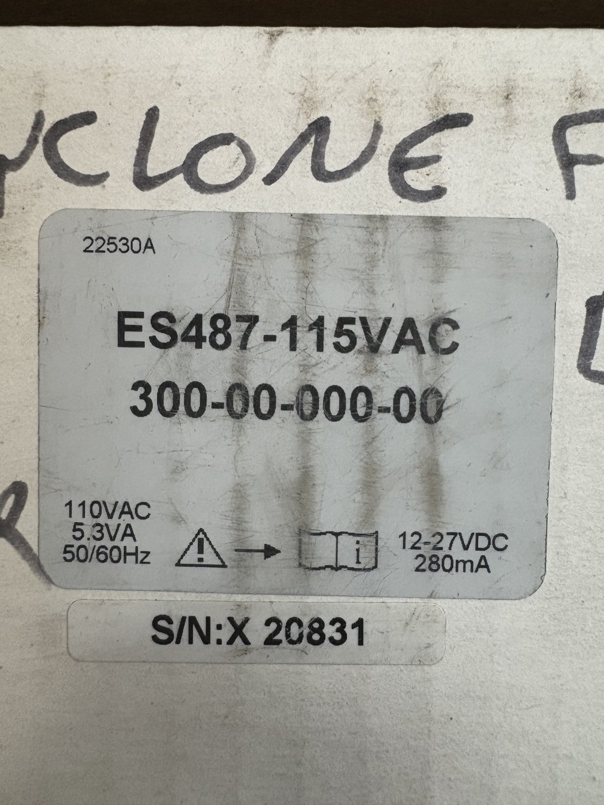 BRODIE/BROOKS WFI BATCH CONTROLLER W/DIGITAL DISPLAY ES 487-115VAC4