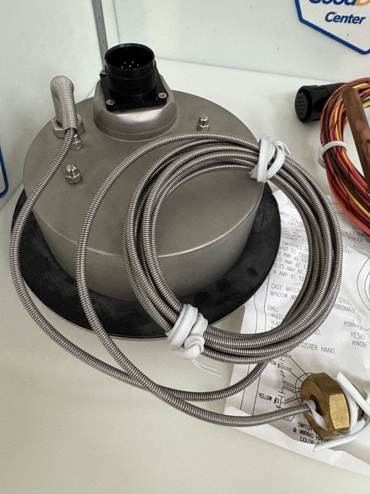 JOHN WEISS WINDING TEMPERATURE GAUGE TSG60S 3S-93 CABLE AND PROBE