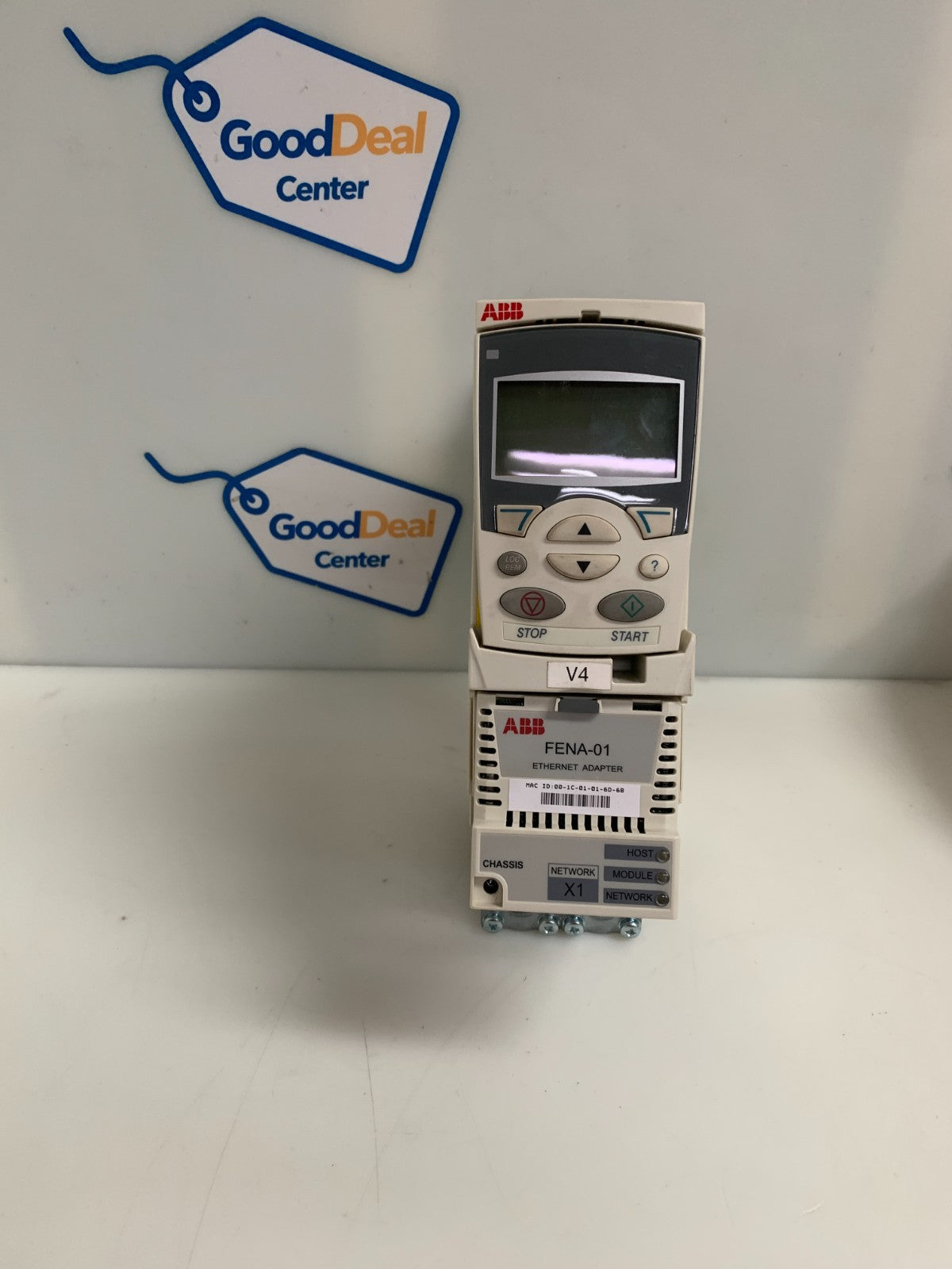 ABB ACS355-03U-04A7-2  Motor Drive  W/FENA-01 Ethernet Adapter