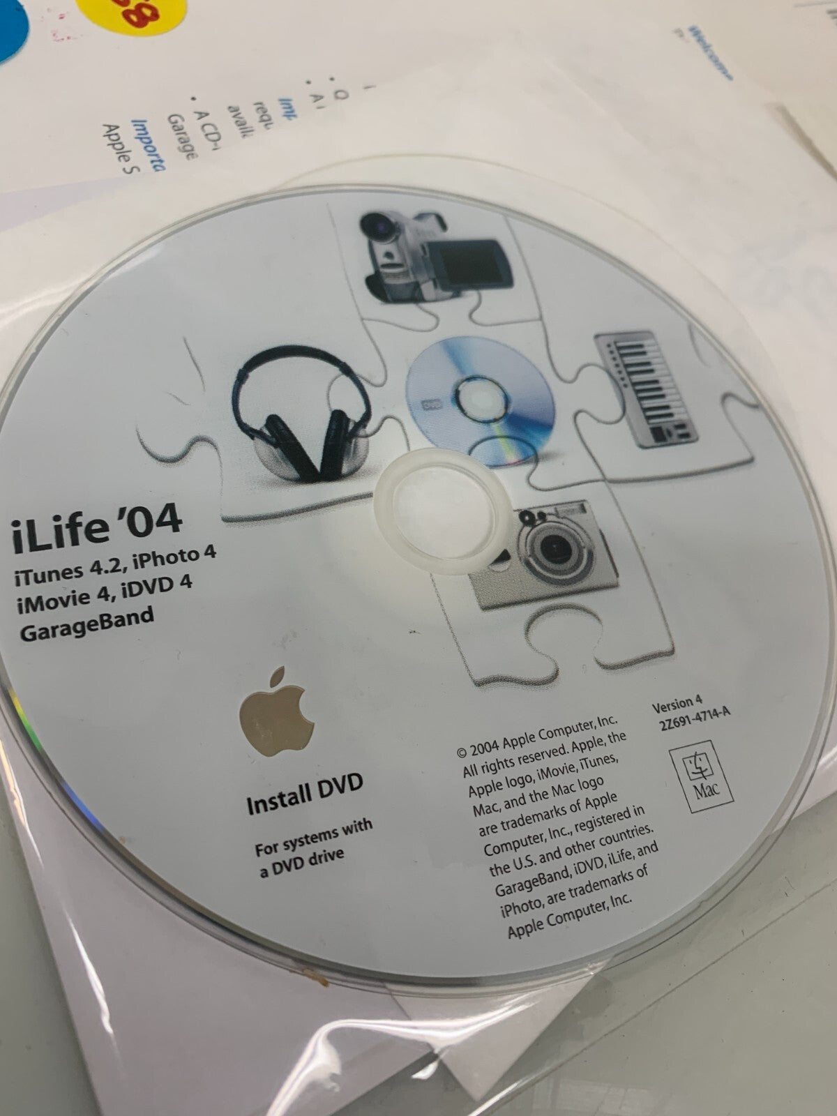 Apple iLife '04 Installation Disc