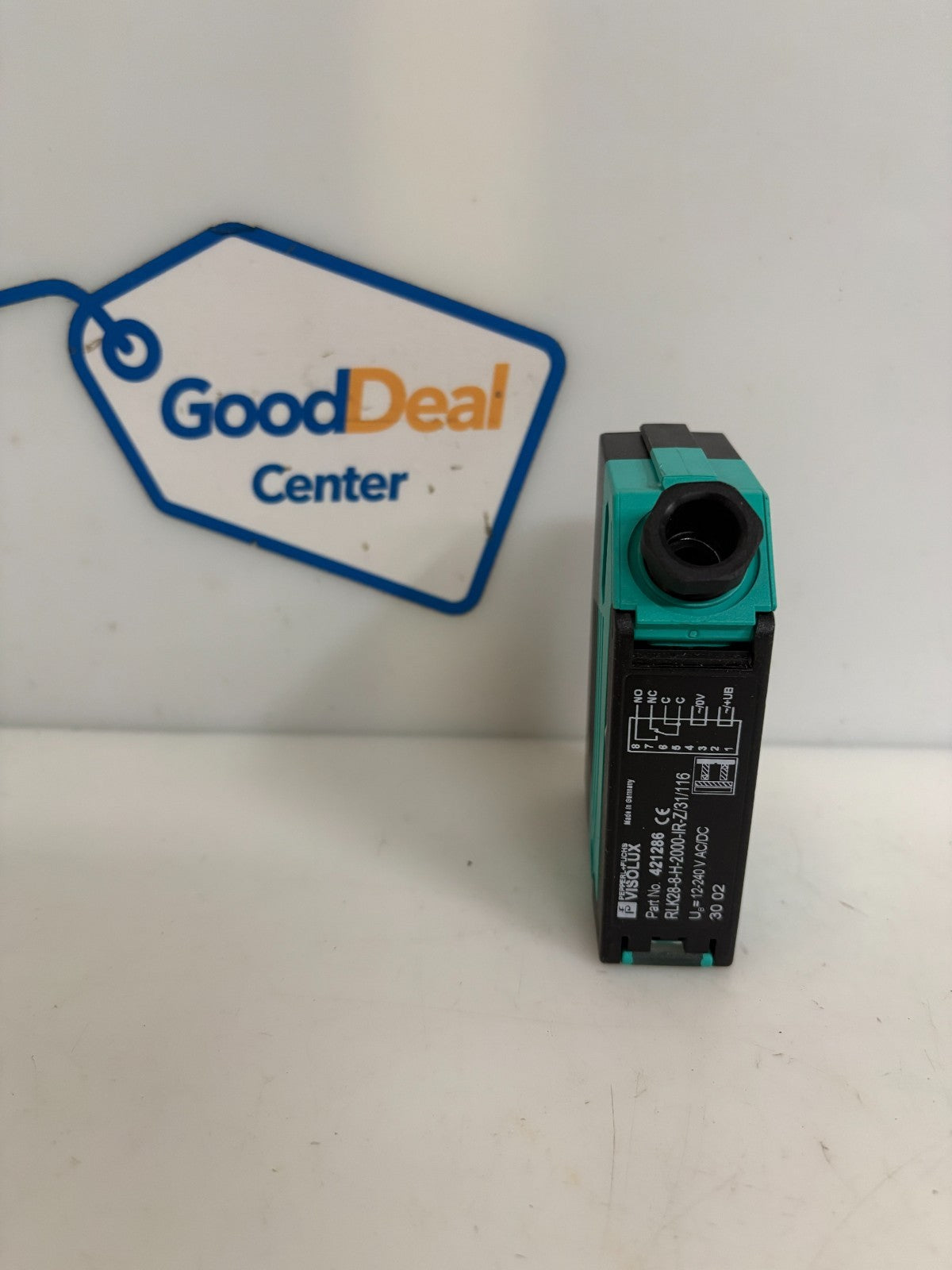 PEPPER & FUCHS VISOLUX SENSOR #421286 RLK28-8-H-2000-1R-Z/31/116
