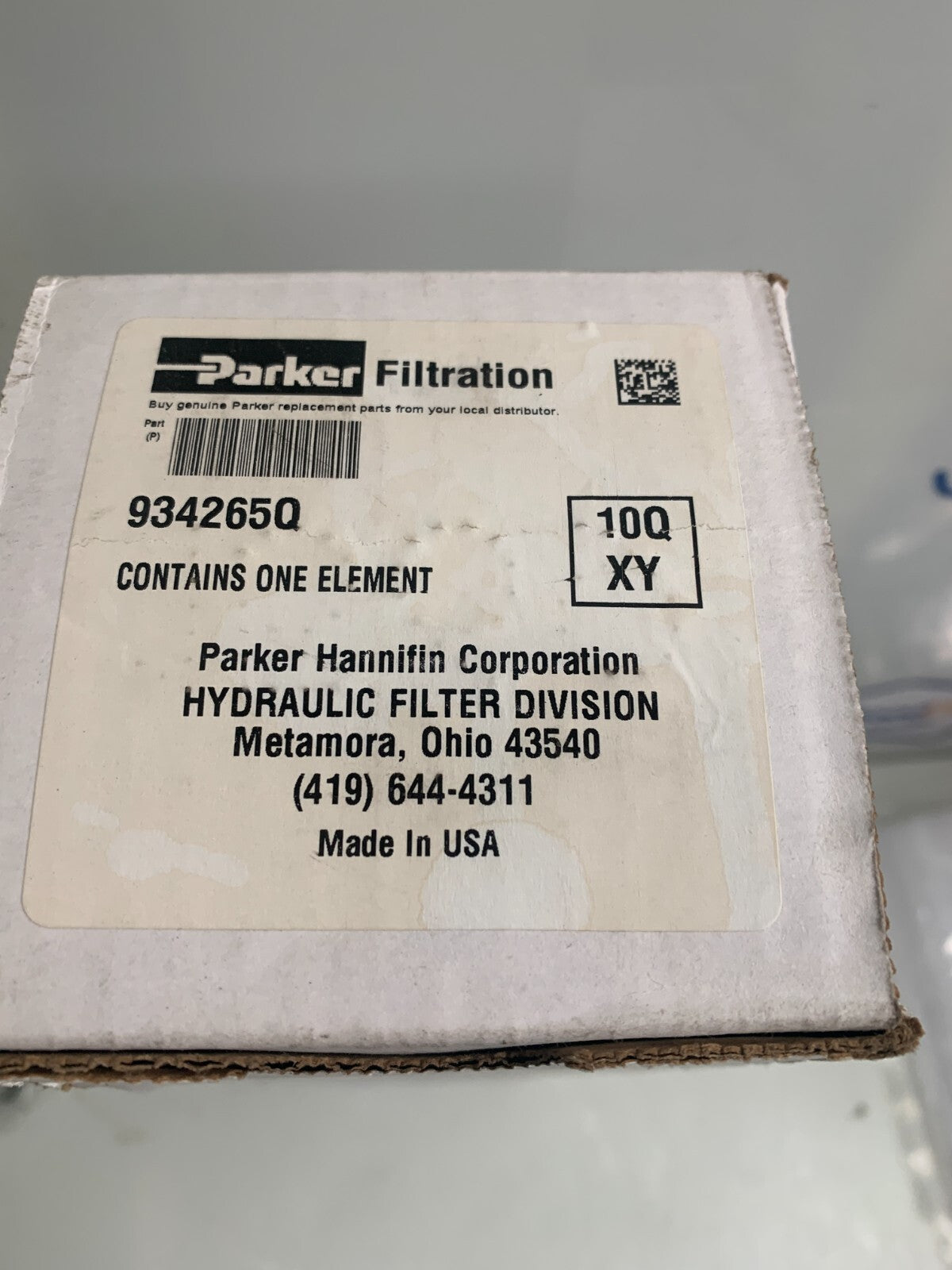 PARKER HYDRAULIC FILTER 934265 Q