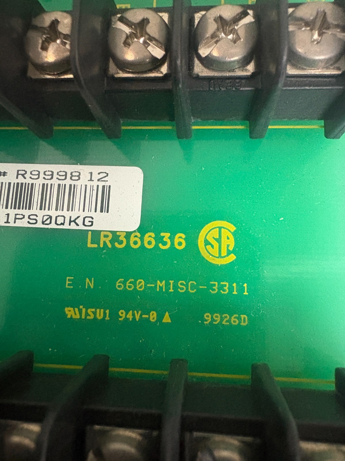 BAILEY NETWORK CIRCUIT BOARD 660-MISC-33113