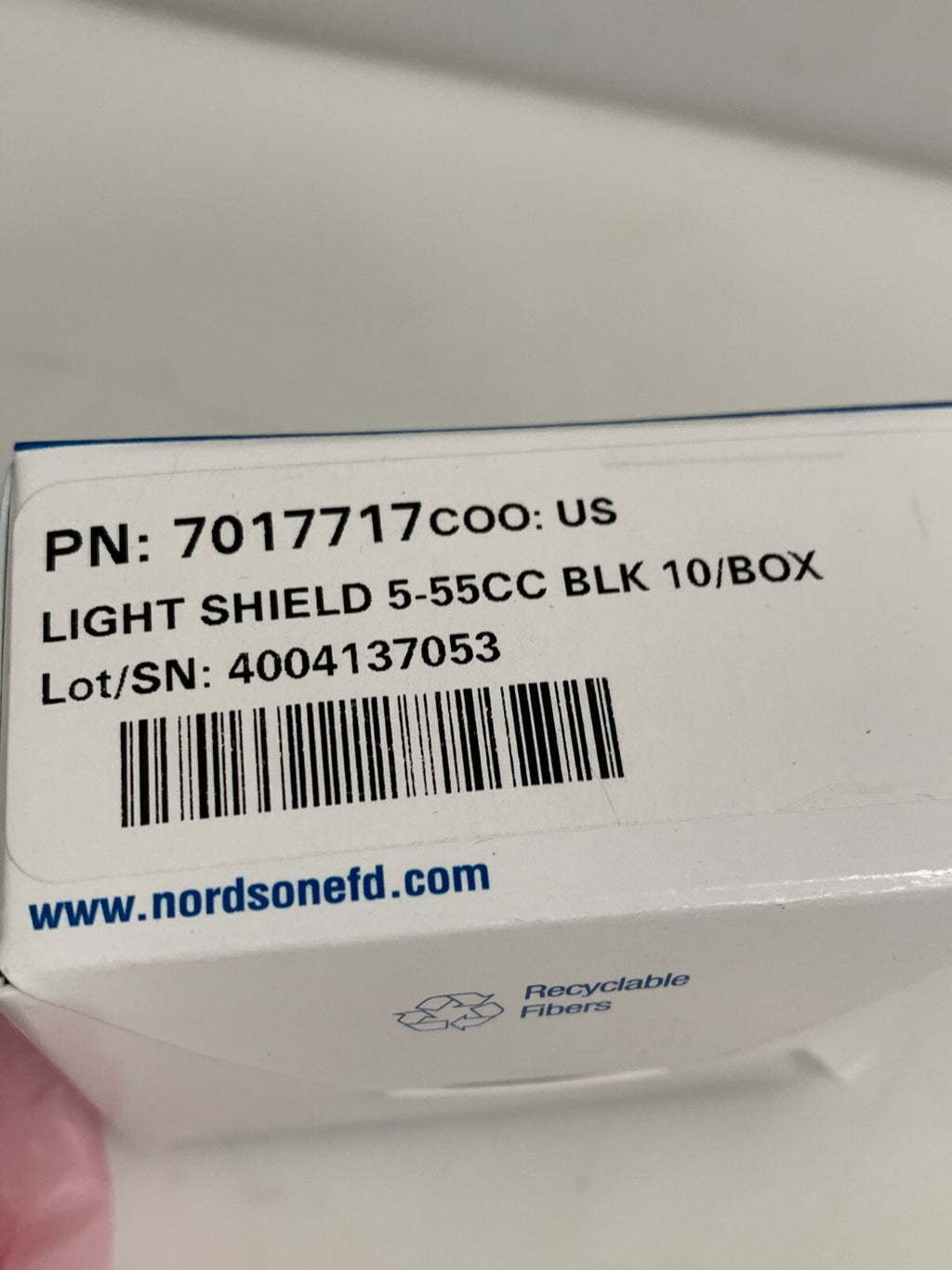 LOT OF 2 NORDSON EFD OPTIMUM 7017717 LIGHT SHIELD 5-55CS