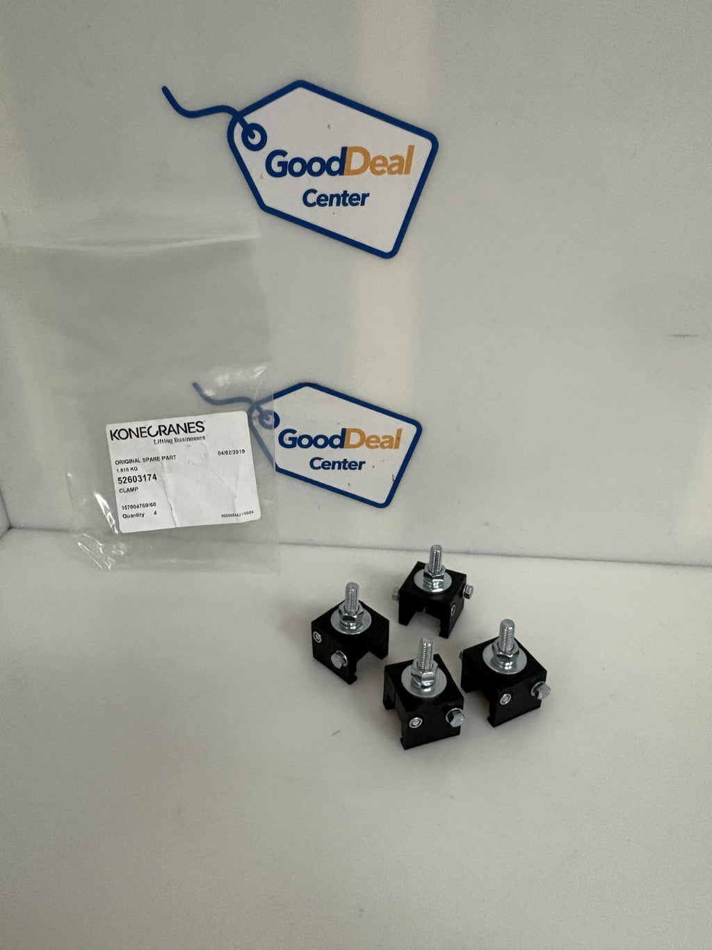 LOT OF 4 KONECRANES CLAMP 52603174