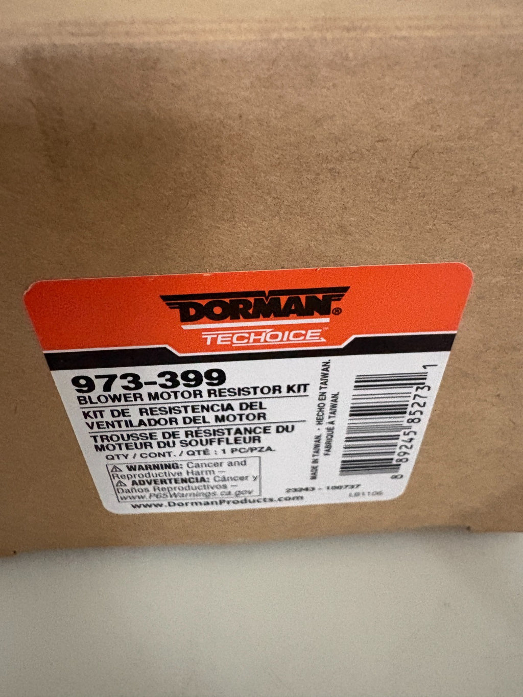 DORMAN BLOWER MOTOR RESISTOR KIT 973-399 5