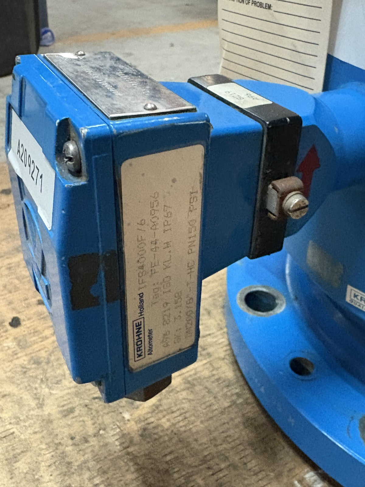KROHNE TEFLON 8" ALTOFLUX ALTOMETER IFS4000F/6