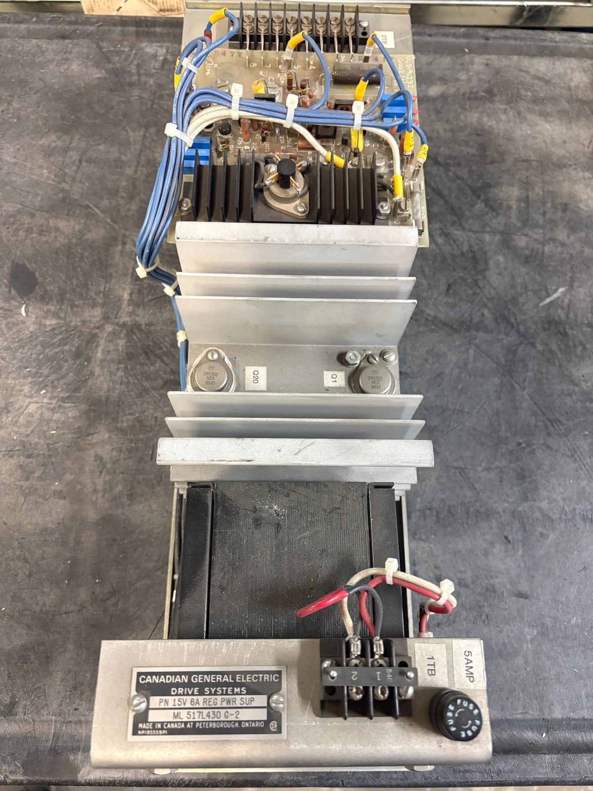 GENERAL ELECTRIC DRIVE SYSTEMS 15Y 6A REG PWR SUP ML 517L430 G-2