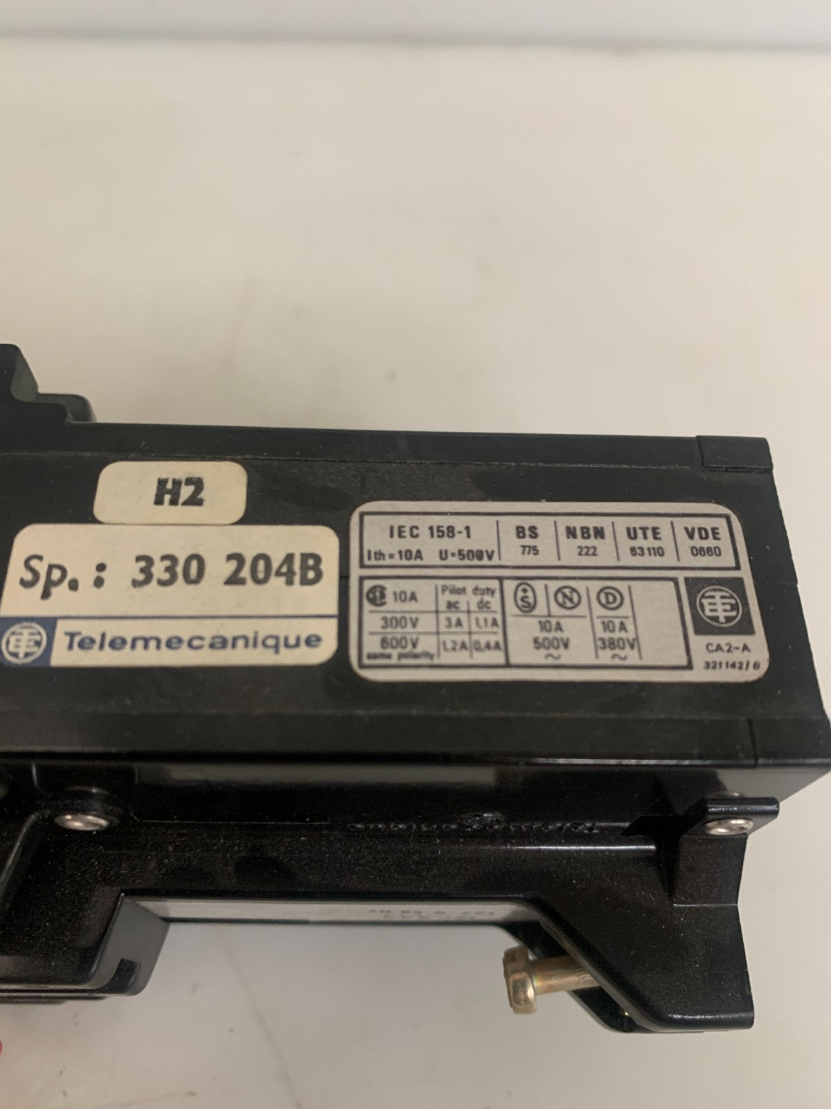 TELEMECANIQUE RELAY H2 CA2-AN4991 F RARE