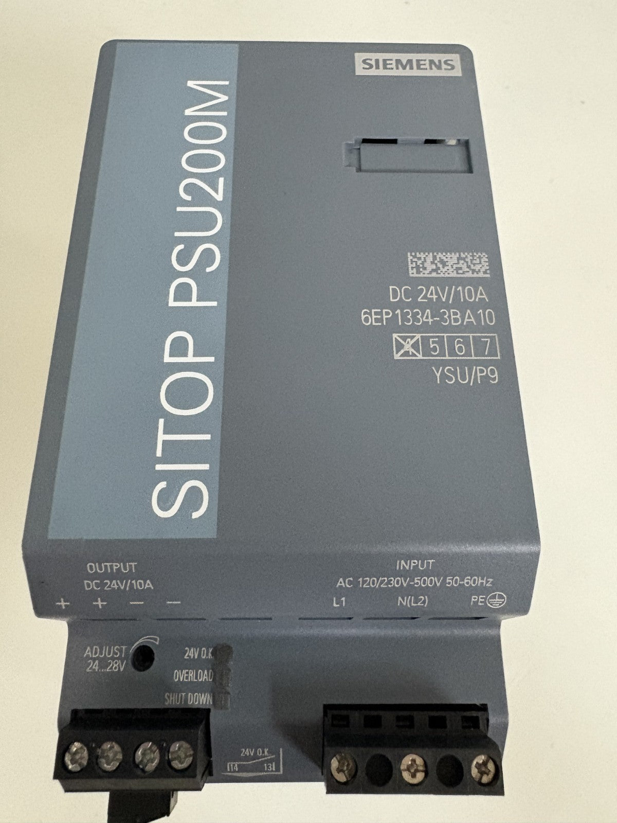 SIEMENS SITOP POWER SUPPLY PSU200 M 6EP1334-3BA10